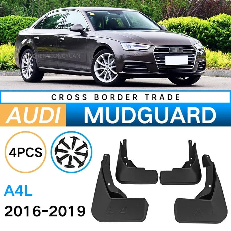 For Audi A4 B9 A4L 2016 2017 2018 2019 2020 Mudflaps Splash Guards Mud Flap Front Rear Mudguards Mud Flaps Fender Accessories