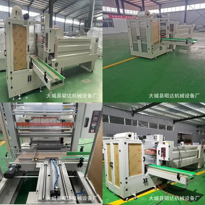 Deposit-Automatic cuff packaging machine Beverage, beer, bottled water and other products PE film plastic sealing packaging