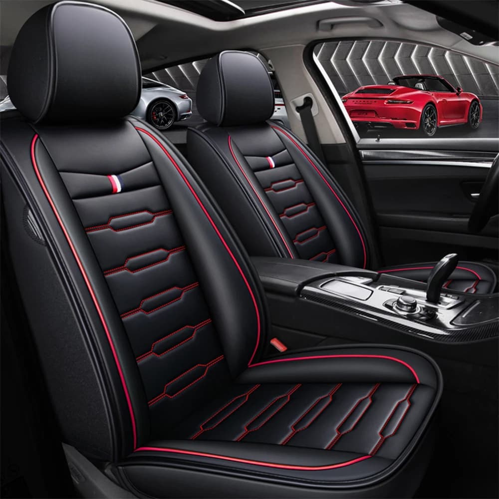 Car Seat Covers For VW Volkswagen Polo 9N Touareg 2005 Amarok Caddy Passat Tiguan Golf T-ROC Jetta Auto Interior Accessories