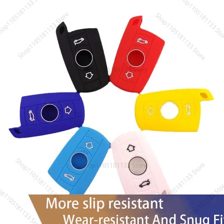 For BMW X3 For X5 High Tensile Car Key Cover Silicone Protective Case Anti Scratch Shockproof Key Fob Protector