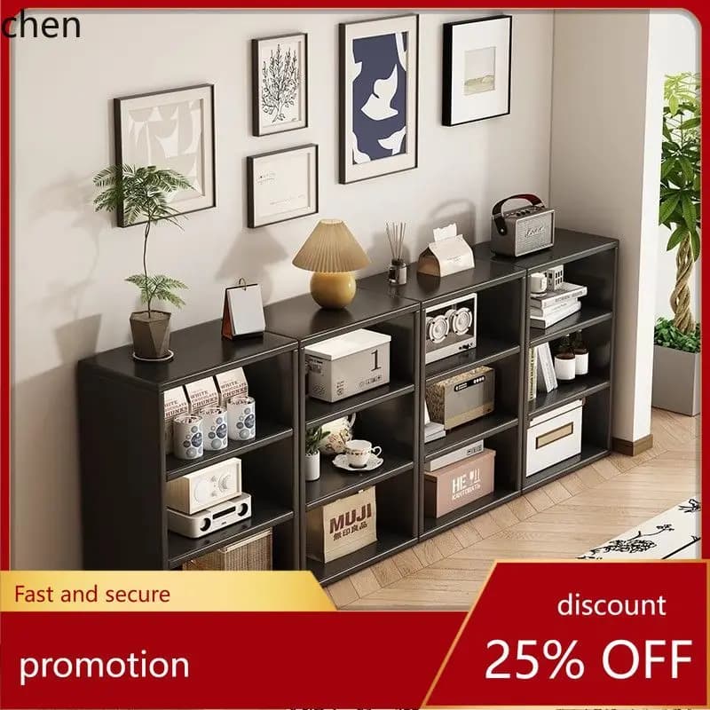 HT Bookshelf Storage Cabinet Wall-Mounted Bookshelf Floor-Standing  Freestanding Combination Eight-Grid Home Storage Cabinet