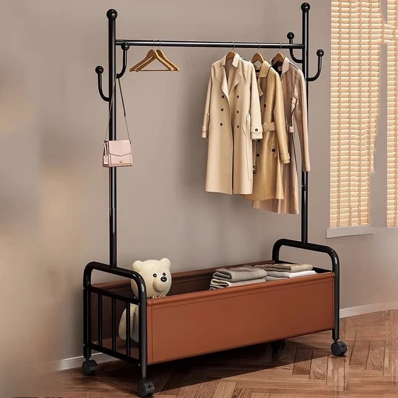 Indoor Space Saving Coat Racks Clothes Wardrobes Standing Hanging Hallway Coat Racks Dress Cheap Perchero Hallway Furniture