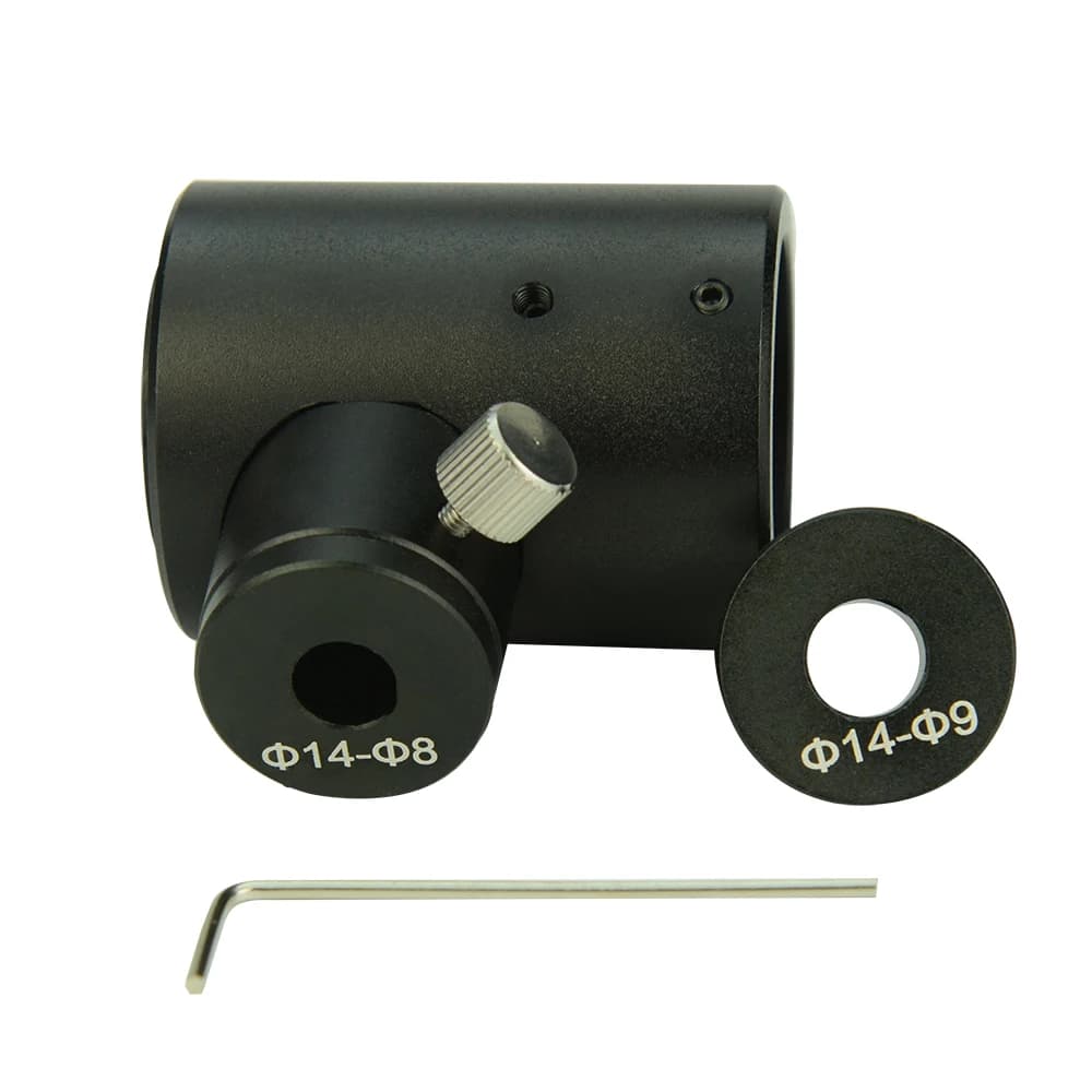 Half Reflection Half Transmission Lens Adapter Interface 26mm RMS 20.23mm Monocular Coaxial Digital Microscope Ring Adapter