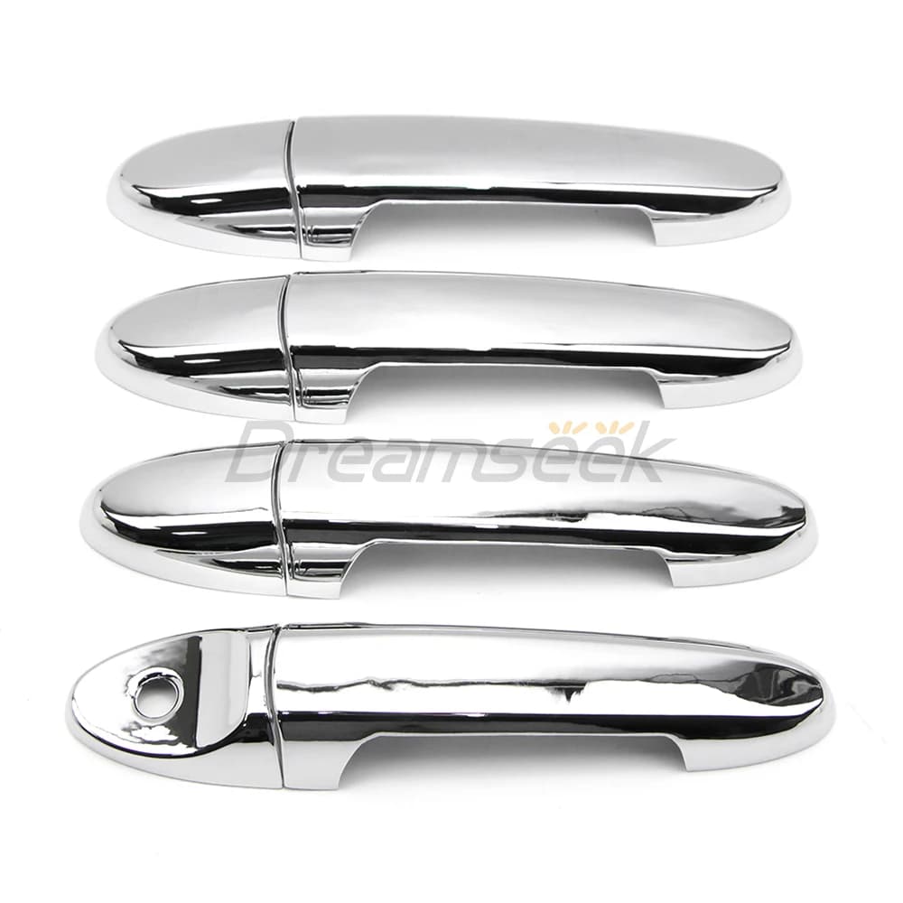 8PCs Chrome Door Handle Cover For Ford Escape Kuga Mazda Tribute Mercury Mariner 2001-2012 ABS Molding Trim W/O Smart Keyhole