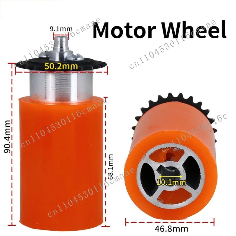 Professional edge banding machine, motor red wheel and chain drive system, essential spare parts for household small