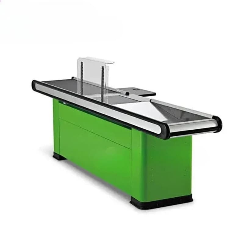 Shopping Mall Supermarket Multi-function Automatic Electric Checkout Page Convenience Store Metal Commercial Checkout
