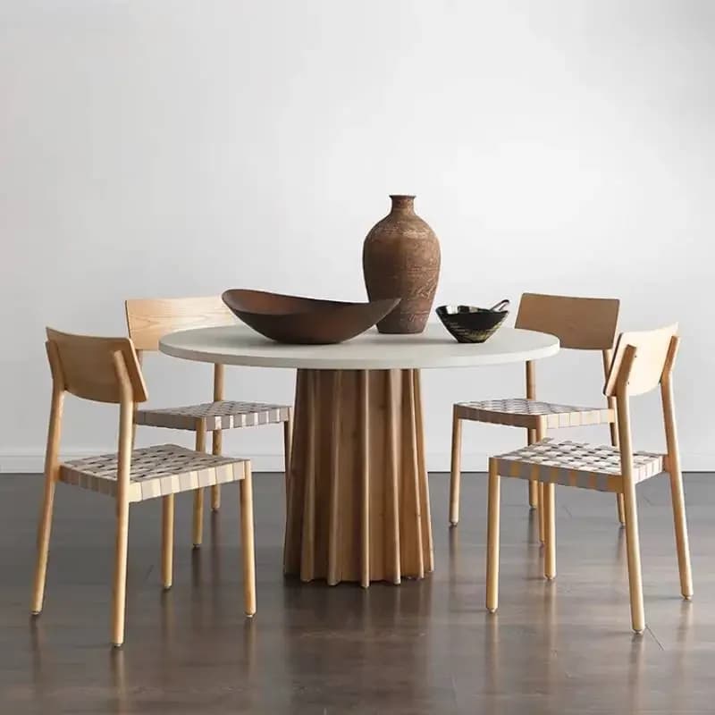 Luxury Living Room Dining Table Modern Round Modern Kitchen Dining Table Mobile Luxury Nordic Mesas De Comedor Furniture Home