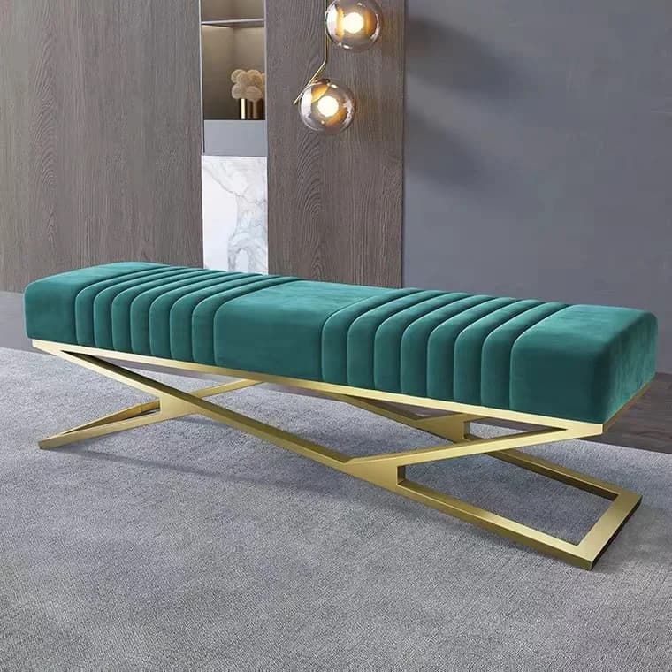 DSA light luxury shoe changing stool household door shoe stool bedside stool sofa  modern simple cloakroom bench