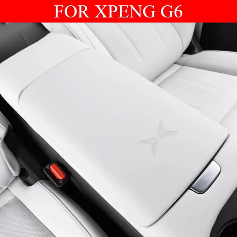 For Xpeng G6 Central Armrest Box Cover Protective Leather Cover Interior Accessories Decoration Modification Automotive Parts