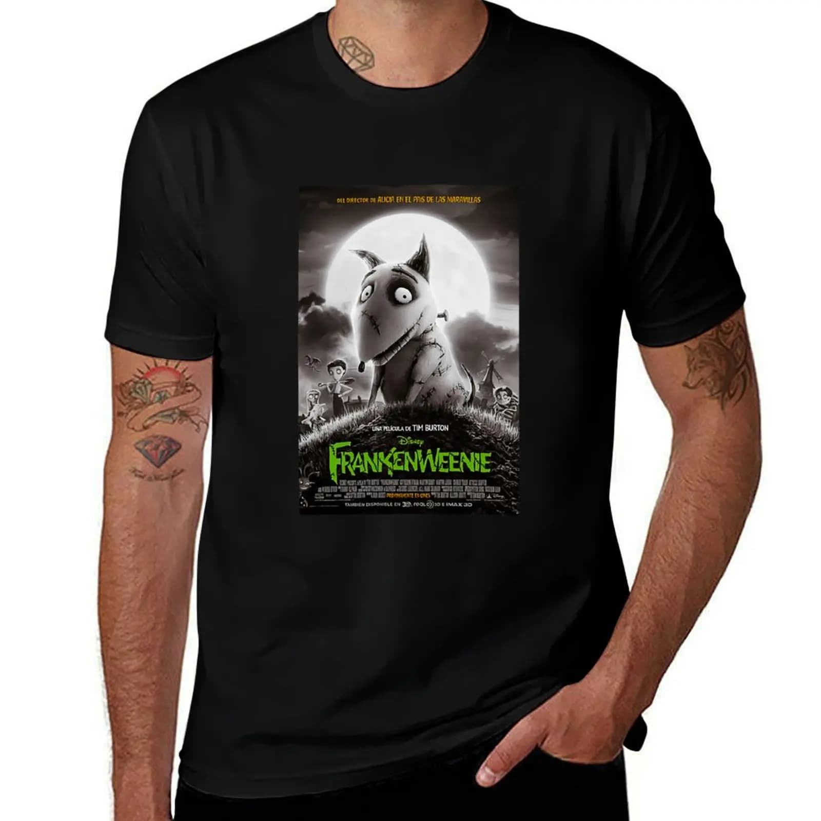 Frankenweenie FRANKENWEENIE T-Shirt Tough Fabric Work Tee T-Shirt