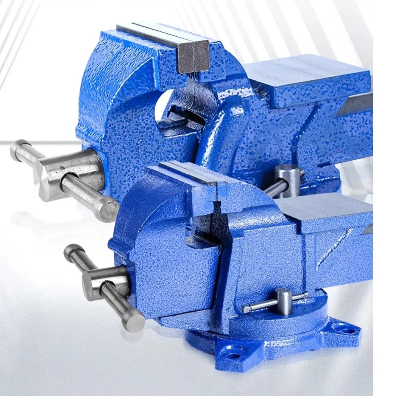 Rotary Base Pair Bench Vise Mechanical Precision Vise