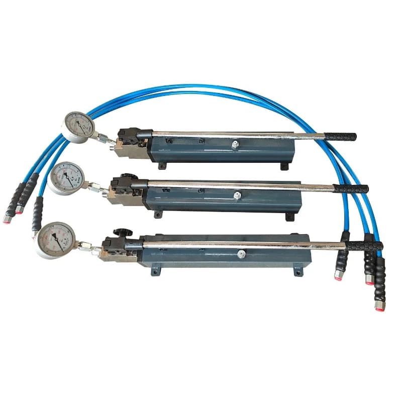 Ultra-high pressure manual hydraulic pump Single oil circuit pressure pump Double oil circuit manual oil pump 400mpa pressure