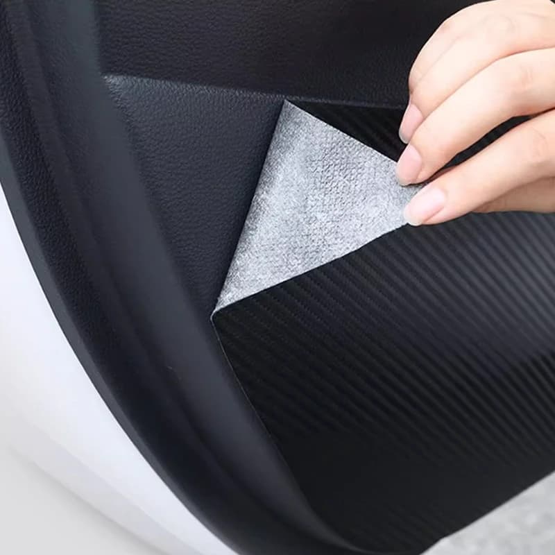For IM5 IM L6 MG IM5 2024 2025 2026 Car Door Anti Kick Pad Carbon Fiber Leather Texture Anti Dirt Protective Sticker Accessory