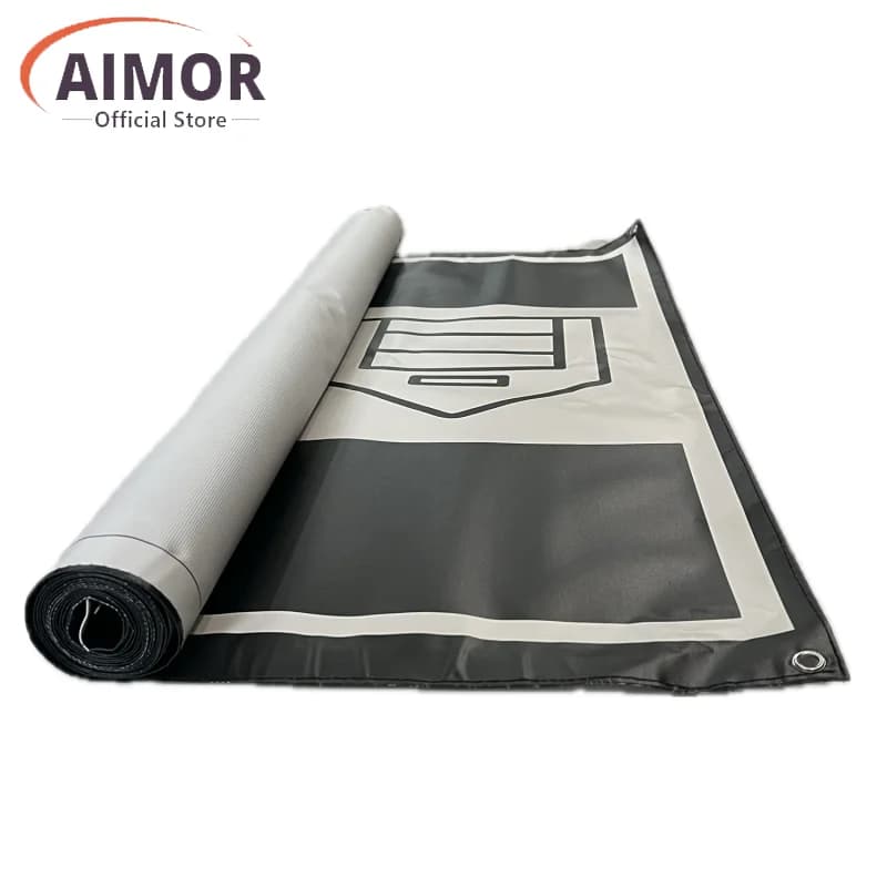 AIMOR Advertising Customization Banner Outdoor Spray Cloth DIY LOGO Advertising Background Print Pvc Vinyl Waterproof 510g/㎡