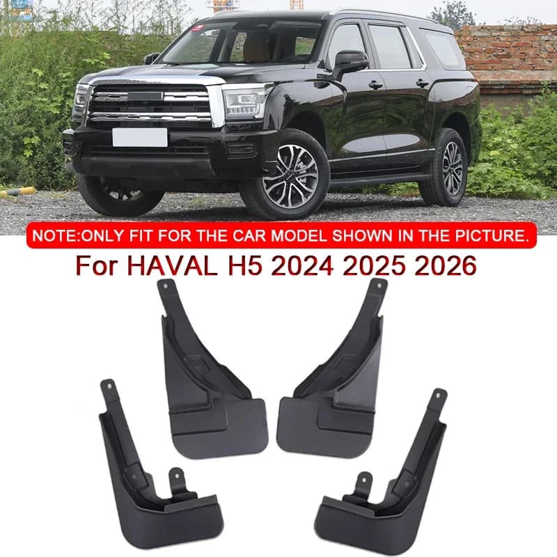 Fit For HAVAL H5 2024 2025 2026 Car Styling ABS Car Mud Flaps Splash Guard Mudguards MudFlaps Front Rear Fender Auto Accessories