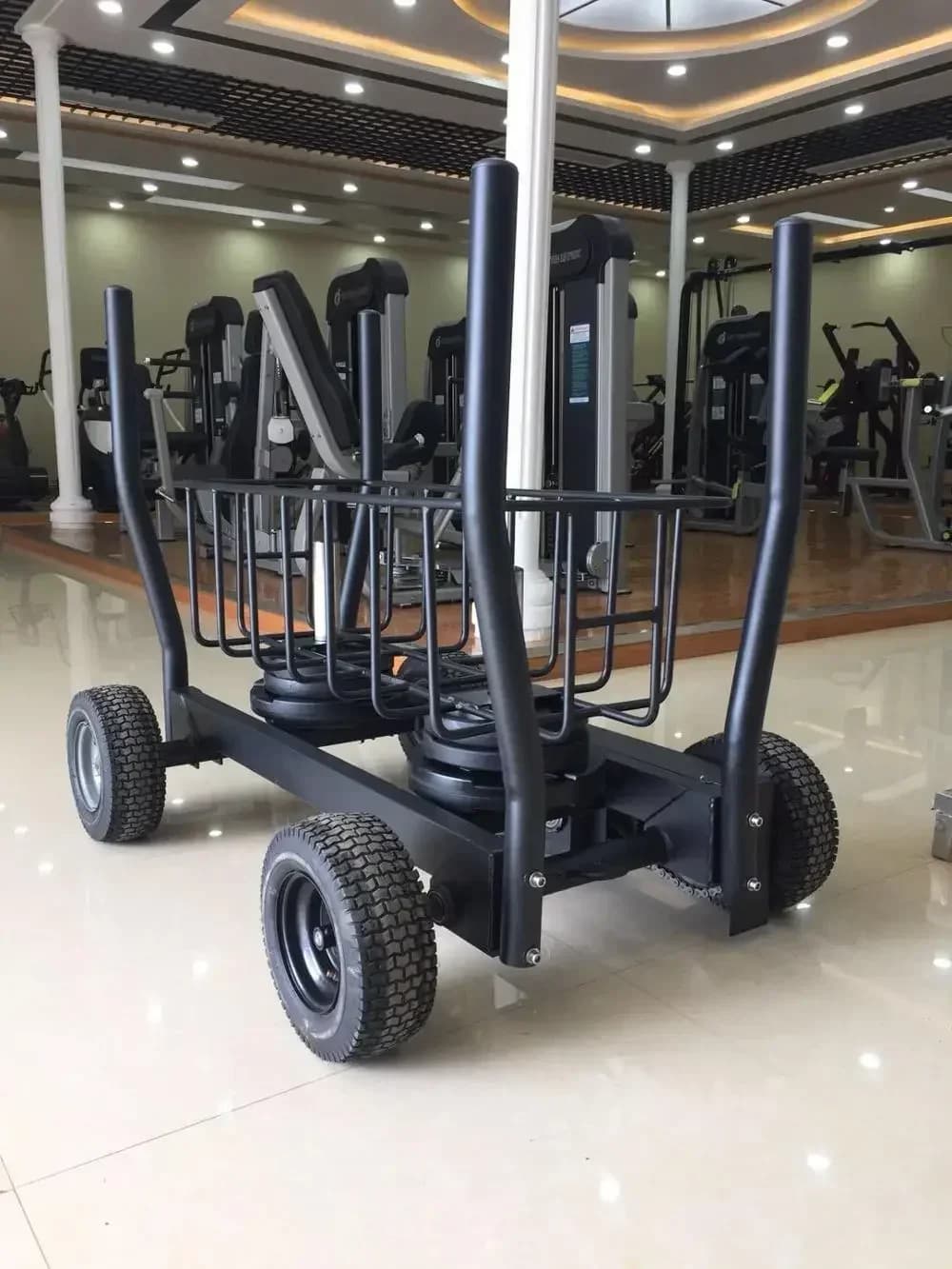 Fitness Equipment Factory Price High Quality Power Tank Sled Push Wheel Gym Fitness Machines Prowler Sled