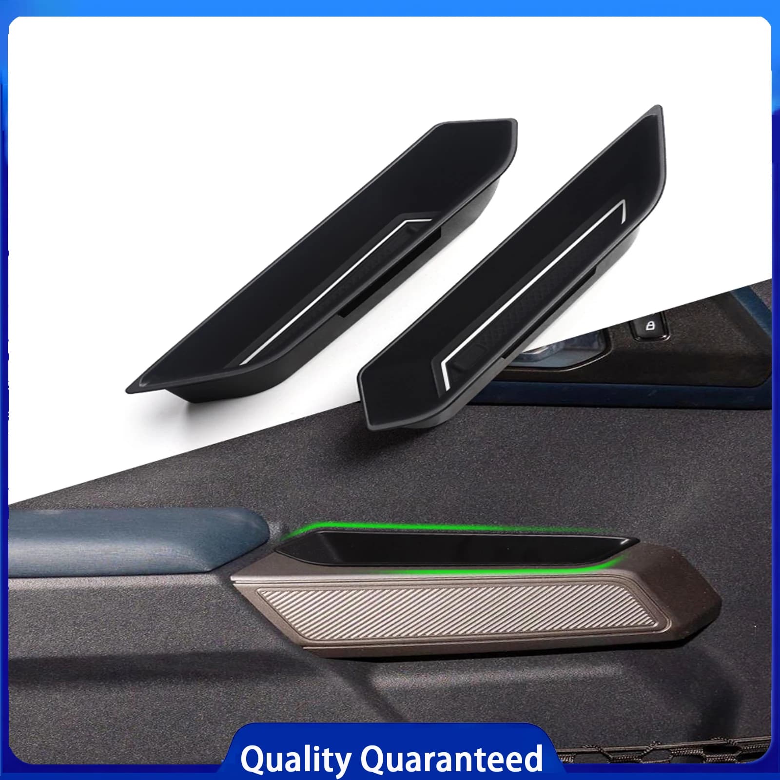 Front Door Handle Storage Box Accessories Car Side Door Holder Tray Organizer For Ford Bronco 2021-2024 2 Door 2pcs
