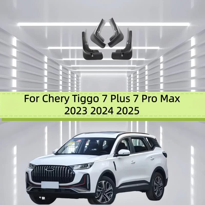 For Chery Tiggo 7 Plus 7 Pro Max 2023 2024 2025 Car Splash Guards Fender Protector Mudguards Front Rear Fender Accessories