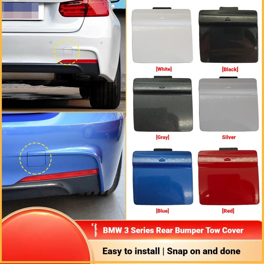 For BMW 3 Series M Version Sport Rear Trailer Cover F30 Rear Bumper Traction Hook Cover 51128056615