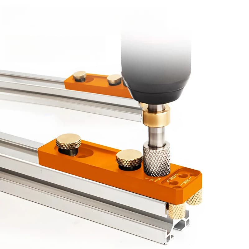 Aluminum Profile Punching Assist 203040 Aluminum Profile DIY Hole Opening Positioner Drilling Artifact