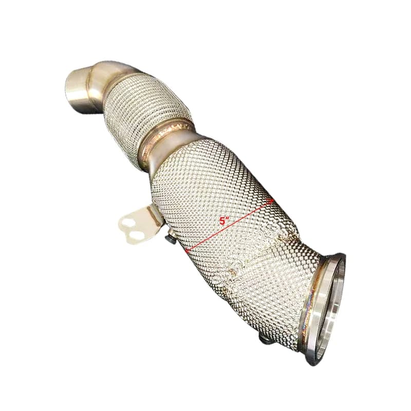 5" Catless Mid-Pipe with Catalytic for     B58 M240i 340i 440i 540i 740i F&G Series 2016-2019 3.0T