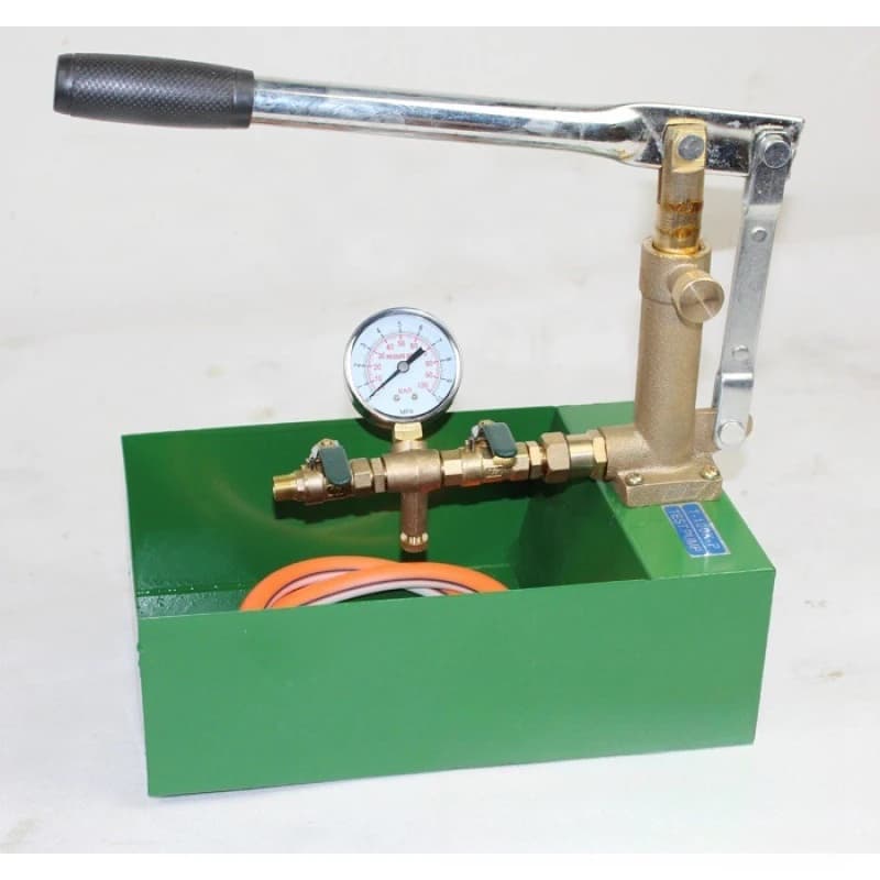 Manual pressure test pump iron box T-100K-P water pipe special test tool fast and accurate pressure measurement artifact