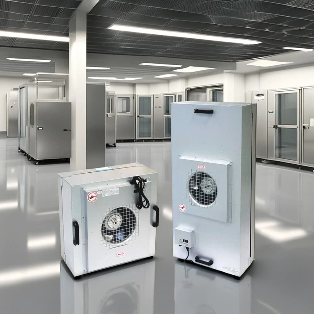 ISO9001 CE Cleanroom Equipment High Efficiency FFU air Cleaning Device Industrial Filtration Machine for Mushroom Mycology Lab