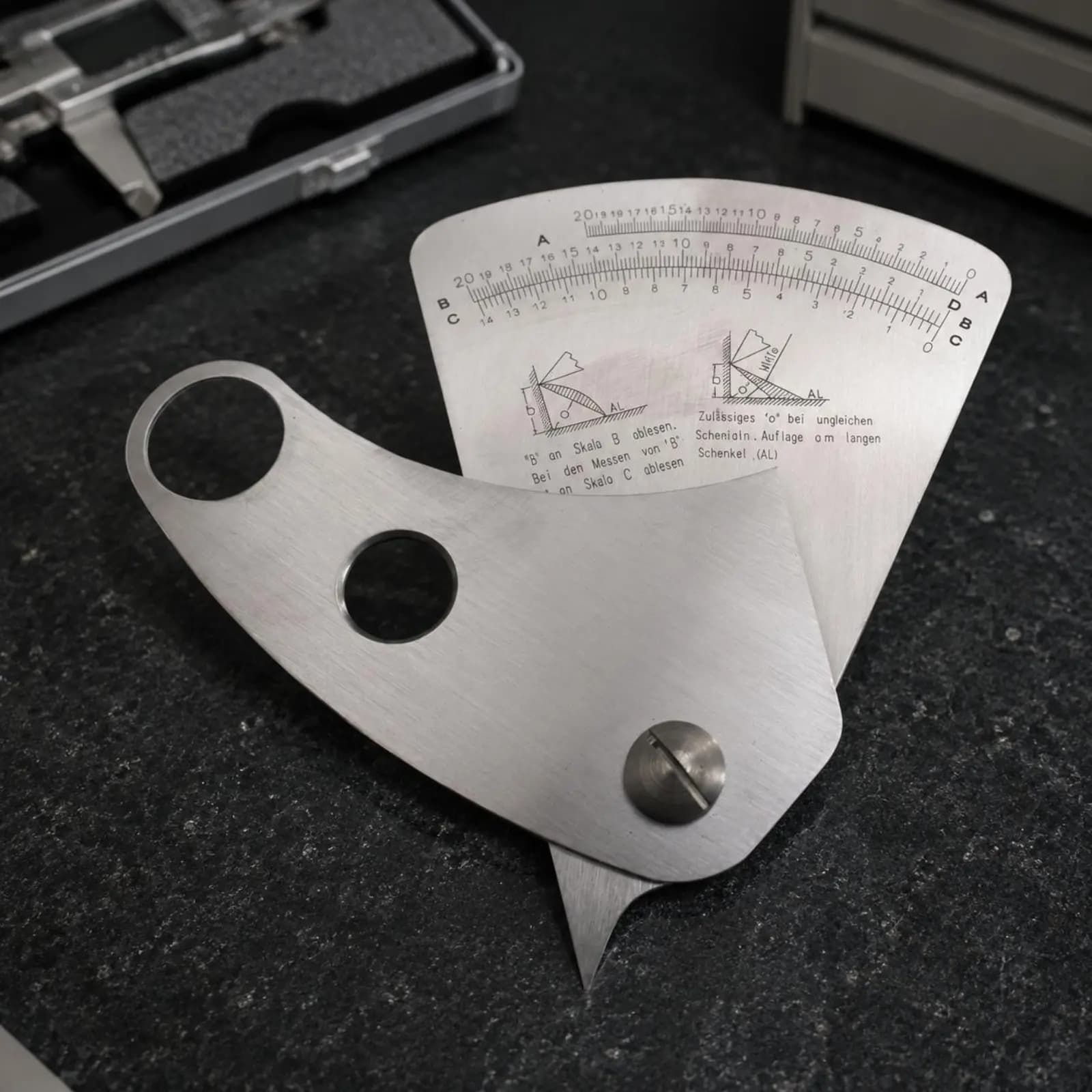 Stainless Steel Weld Gauge Imperial Scale Joining Angle Gauge Workshop Tool Rust Proof Long-Lasting for Welders, Factory