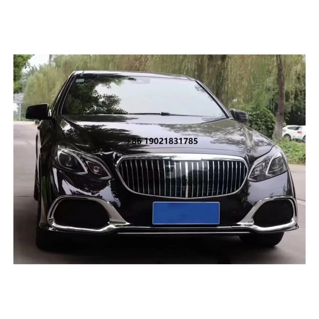 System for ME Class W212 2015- to W223  Front Rear Bumper with Grille Rear Diffuser with Pipe