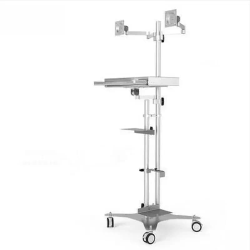 -up, Workbench Dual Screen , Laptop Mobile Cart Stand