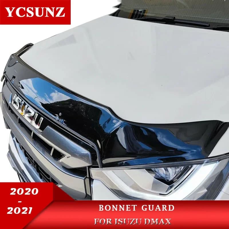 Bonnet Guards For Isuzu Dmax D-max 2020 2021 2022 2023 Front Bug Hood Deflector Protector Double Cabin Car Styling