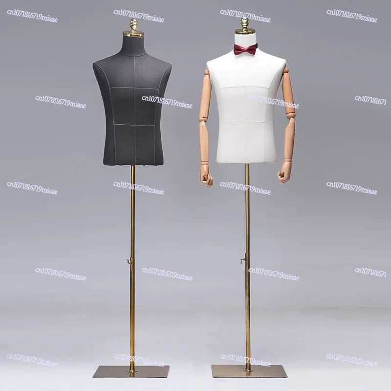 High-end Spinner Wheel Male Model Props Bustling Platform Men's Suit Store Window Display Rack Model Rack