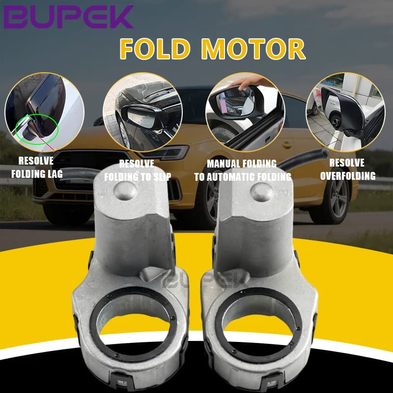 BUPEK Car Power Folding Unit Mirror Actuator Motor module left right For Citroen C5 X7 Peugeot 308 II  3008 I car accessories
