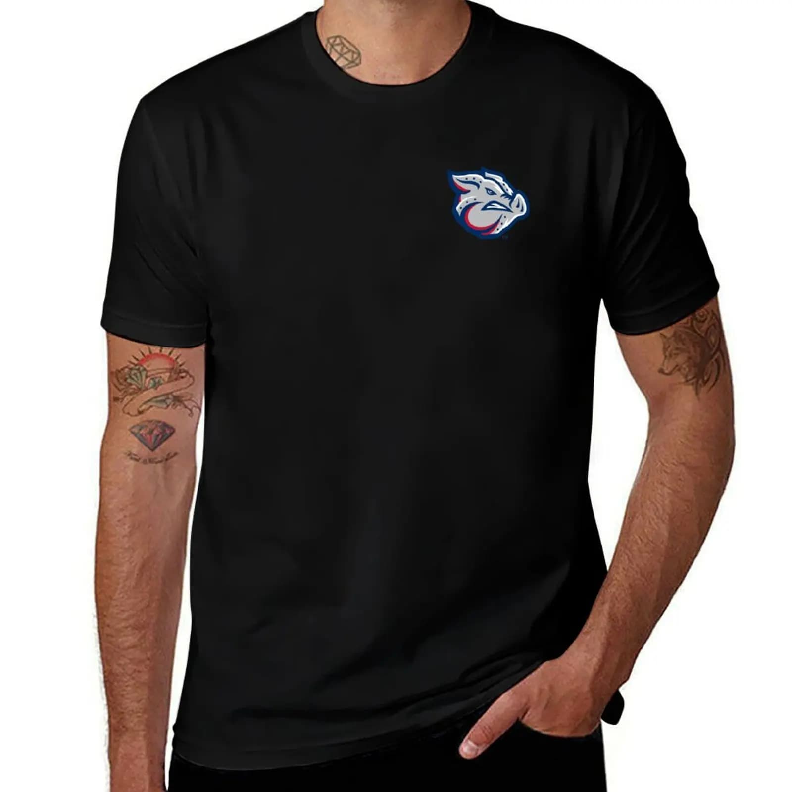 Lehigh Valley IronPigs T-Shirt Casual Work Wear T-Shirt