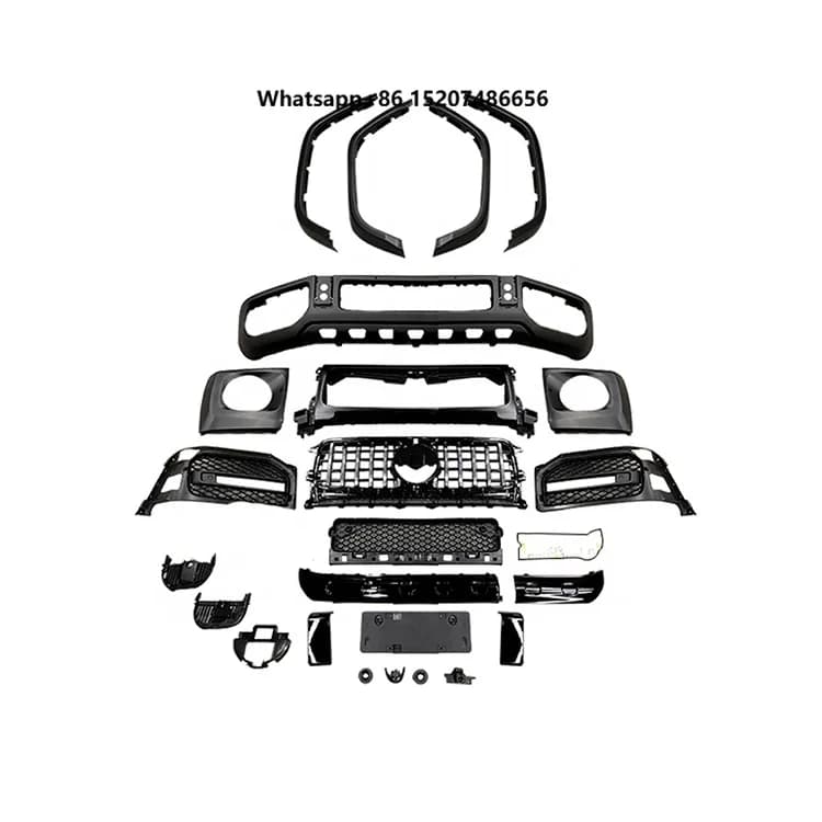 High Guality Car Bumper Front Rear Bumper Side Skirts forG Class W463 Upgraded W464 G63 AMG Body Kits