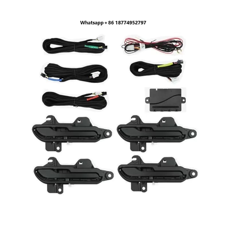 Car Accessories Wireless Easy Install Electric Door Handle With LED Colorful Light