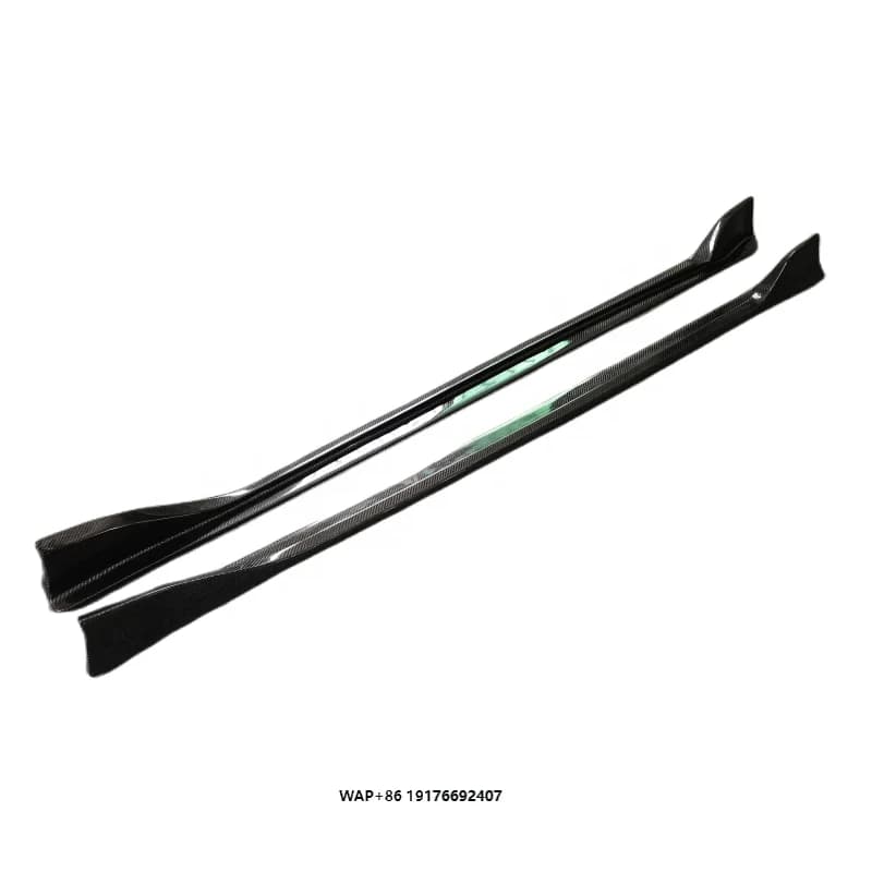 Carbon Fiber 2019 to 2022 GR Supra MK V A90 A91 A Style Side Skirts Underboard Body Kit For Supra MK A Side Skirt