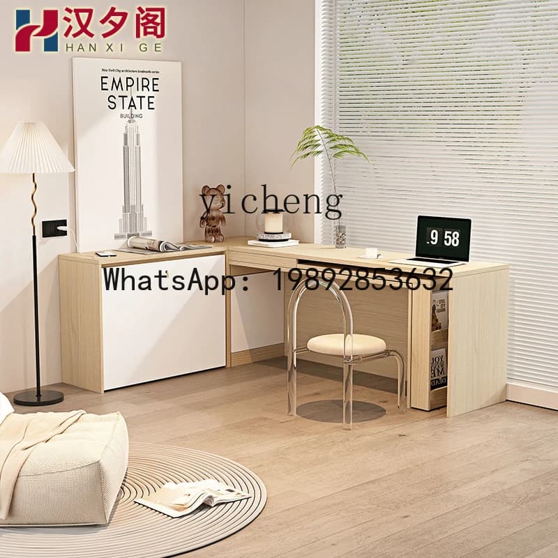 log wind folding bed office lunch break rotatable desk integrated nap artifact invisible bed