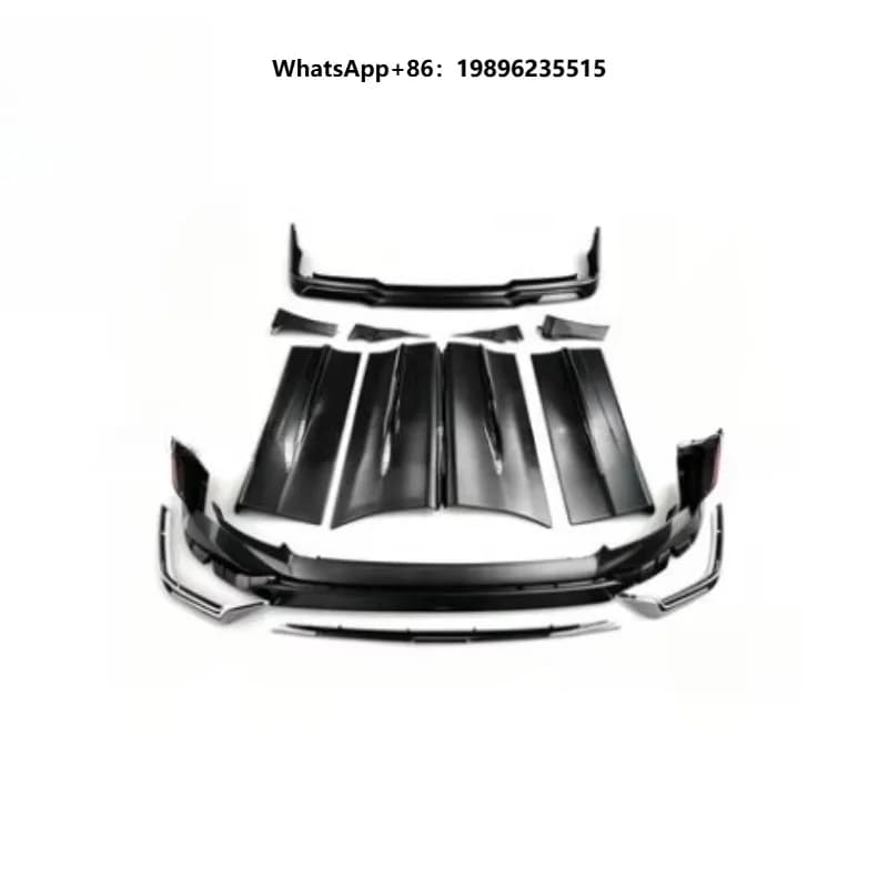 Material Full Set Front Rear Lip Side Skirt Modellista Body Kit for  80 Series 2017-2020