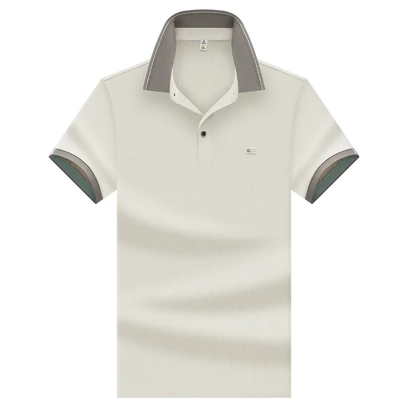 POLO Men's Short Sleeved Wrinkle Resistant, Breathable, Comfortable and Dry T-shirt