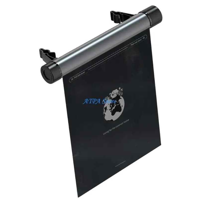 U13C Automotive Garbage Bag Dispenser Roller Rotating Adjustable Mount For Car Headrest