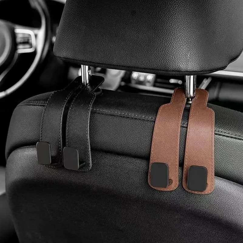 Car Seat Back Headrest Hook Universal Handbag Purse Holder Hanger for Vehicle Interior Storage Organizer Parts