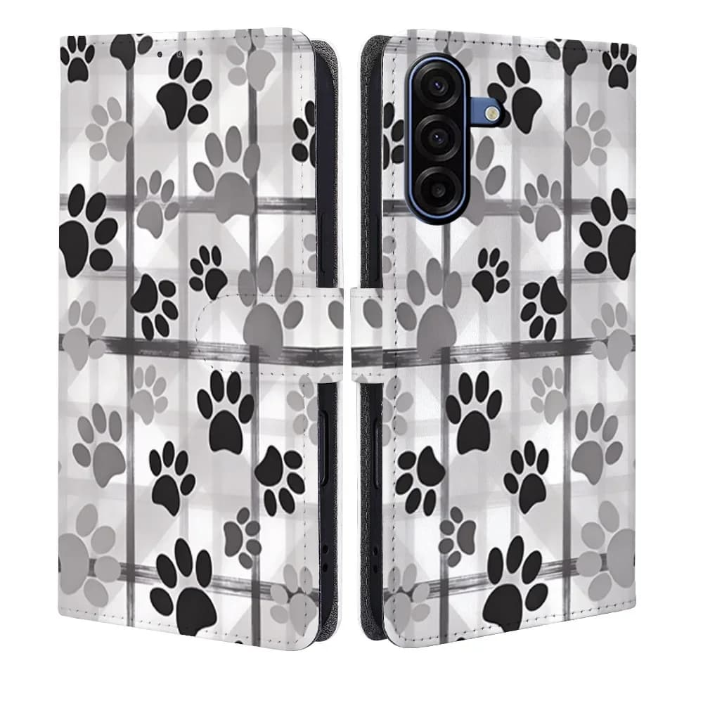 Cute Animal Pattern Flip Phone Cover for Redmi K90 K80 K70 K60 K50 K40 K30 Ultra K20 Pro/Turbo4 3 with Built-in Wallet Card Slot