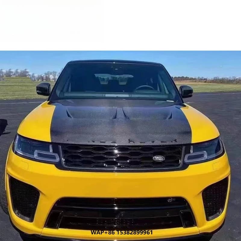 2014-2022 Year Sport SVR Hood Bonnet Carbon Fiber Material Engine Cover SVR Car Hood Scoop Exterior Car Body Parts