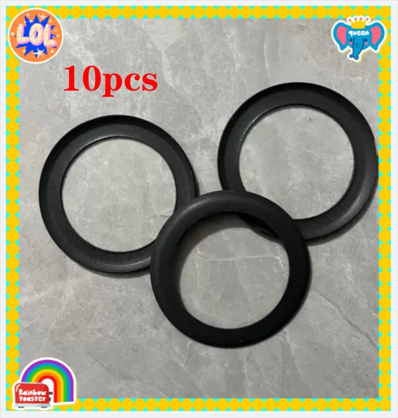 10pcs Free Shipping for Oilfree Air Compressor Leather Bowl Black Wear-resistant Piston Ring 23x6x0.8/ 88x52x1.2