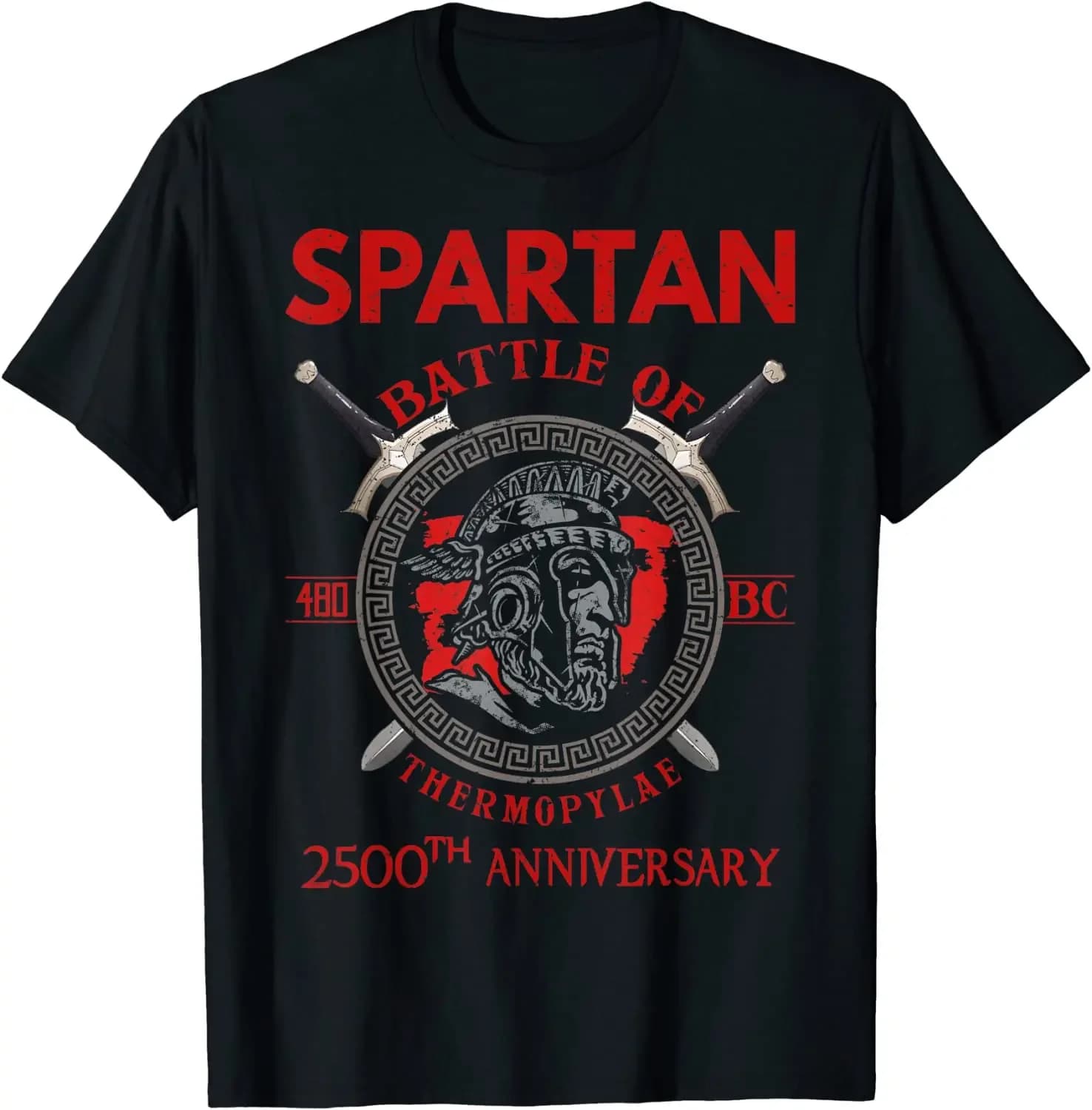Spartan Greece Anniversary Ancient Warrior Sparta Men T-Shirt Short Sleeve Casual 100% Cotton O-Neck Summer  Mens TShirts