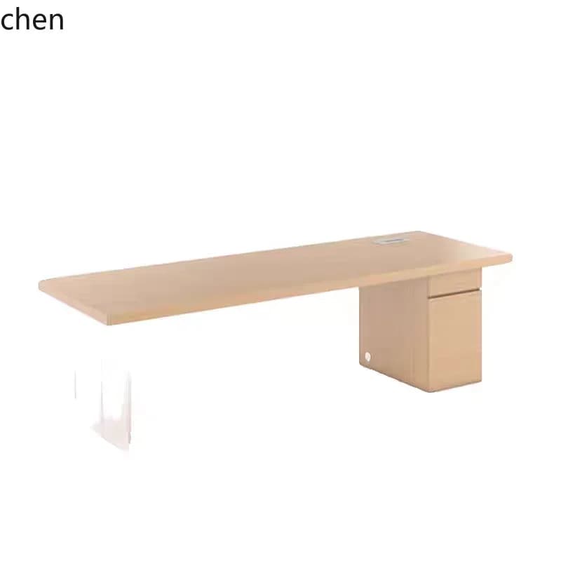YFY  living room large long book Italian minimalist study table workbench home study room suspended