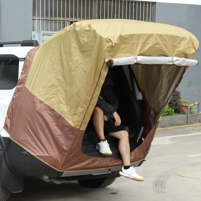 For 2024-2025 Toyota Land Cruiser Prado 250 LC250 Rear Tent Outdoor Camping Picnic Rear Extension Tent Sunshine-Proof Rain-Proof