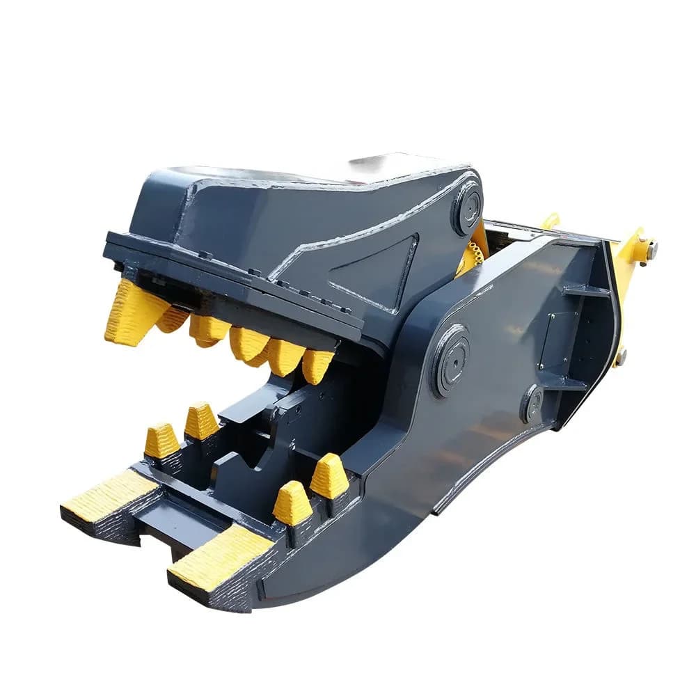 Excavator crushing pliers equipment