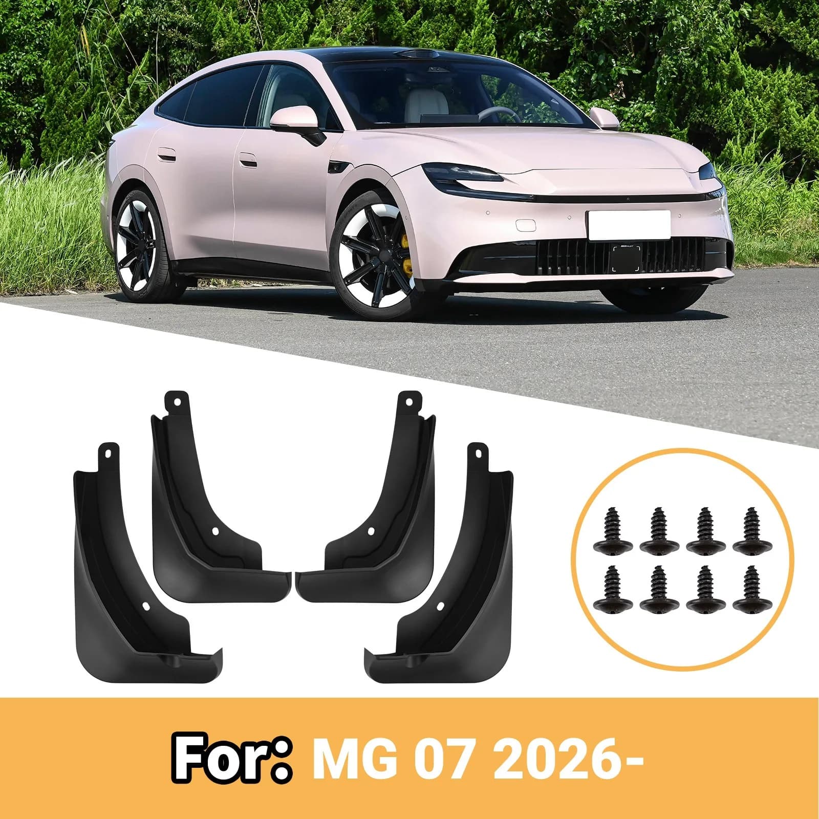 Mud Flaps Mud Guards Splash Guards For MG 07 2026 Custom Car Fender Mudflaps Wheel Splash Shield Auto Exterior Accessories